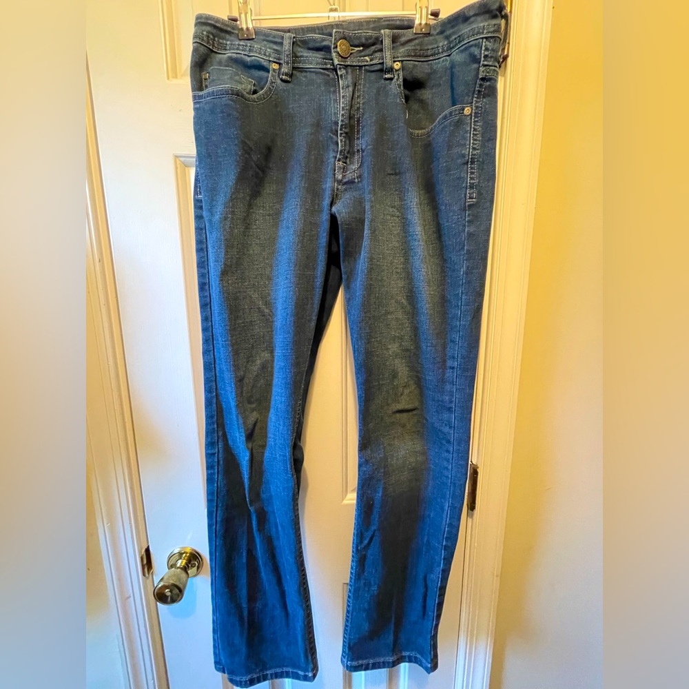 Men’s Buffalo David Bitton. Jackson x straight fit stretch dark blue Jeans 32x30